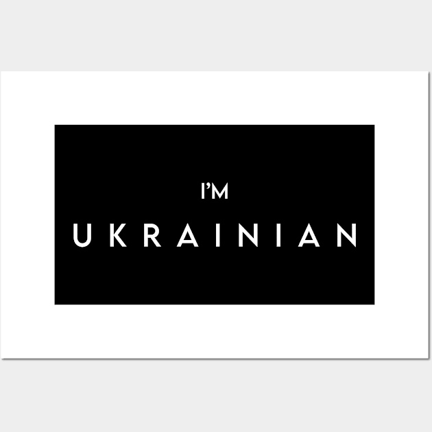 Zelensky I'm ukrainian Wall Art by SerenityByAlex